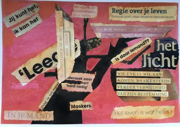 Werk van een cursist bij Atelier Marni