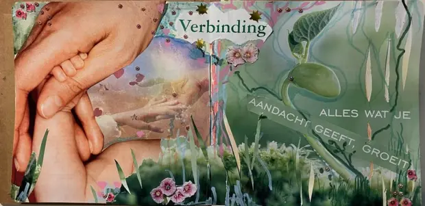 Werk van een cursist bij Atelier Marni